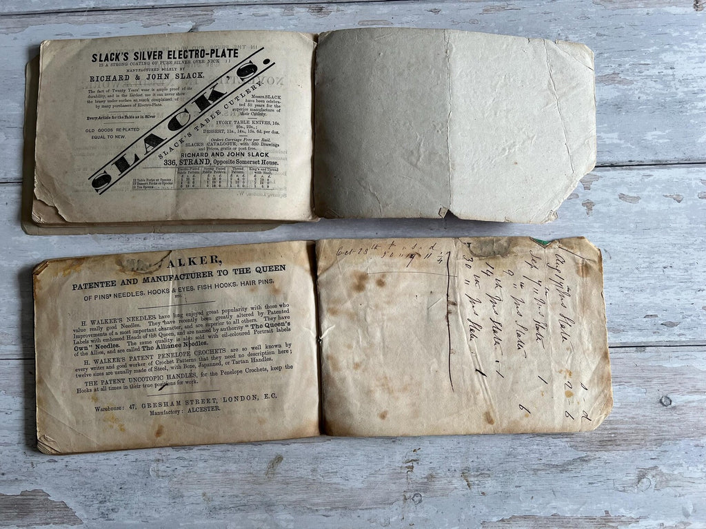 Rare 1860s Needlework Books Mrs Mee & Miss Austin Victorian Craft