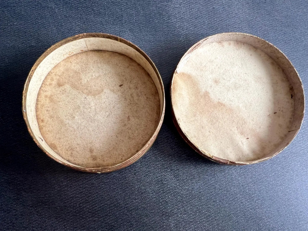 Antique Bonbon Box Candy Box Circa 1830 Georgian Sepia Tones