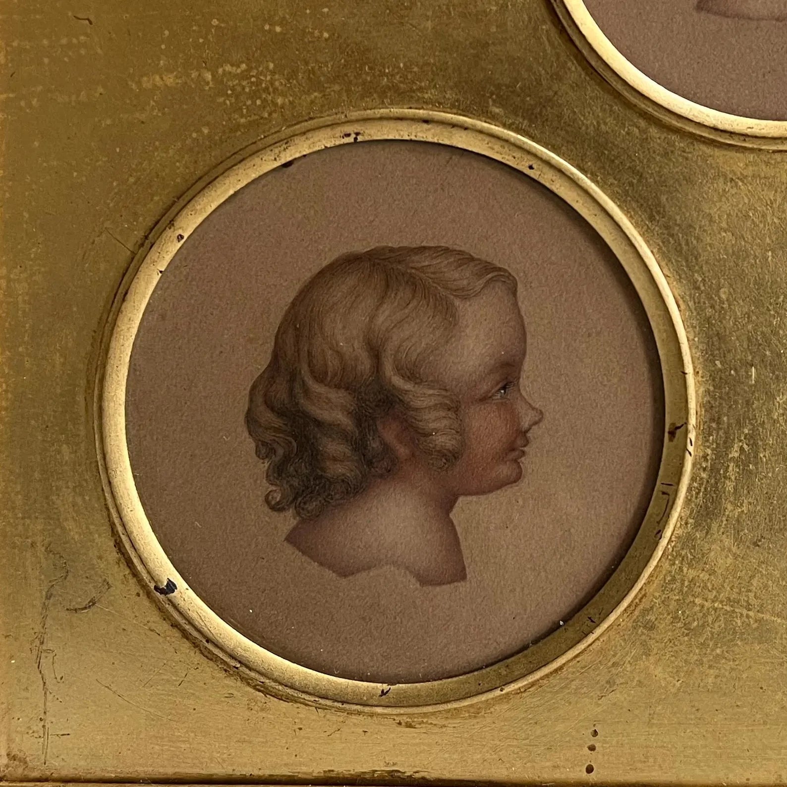 Antique Portrait Miniature Group Druitt Children with Jack The Ripper Murder Connection 1852