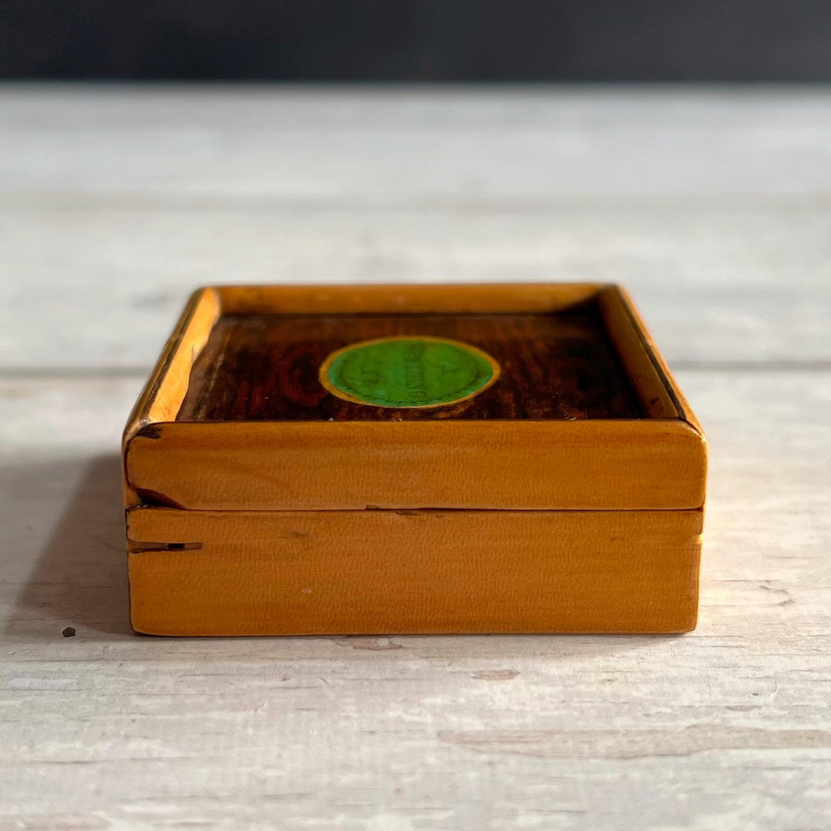 RARE 19th Century Tangram Puzzle Whitewood Tunbridge Ware A Worthing Gift C 1820