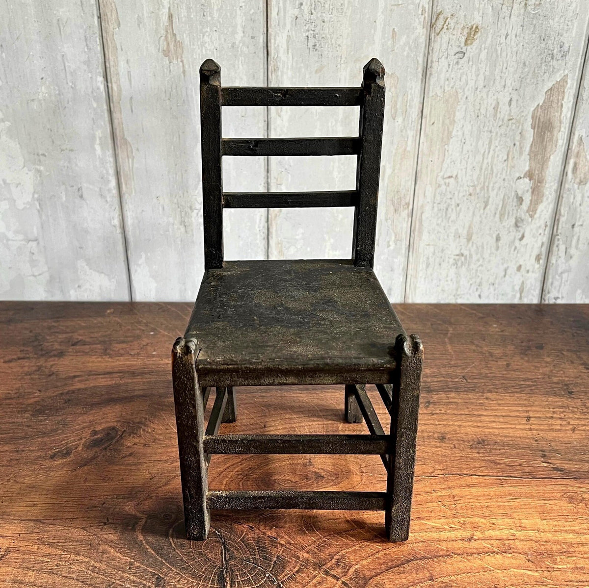 Antique English Doll Chair Primitive Folk Art Circa 1820