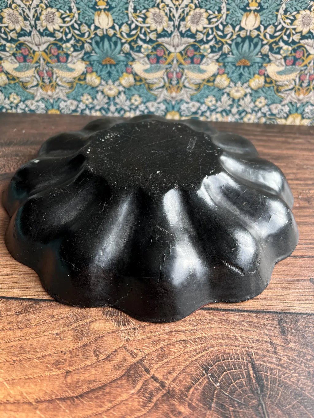 19th Century Large Papier Mache Dish English Circa 1840