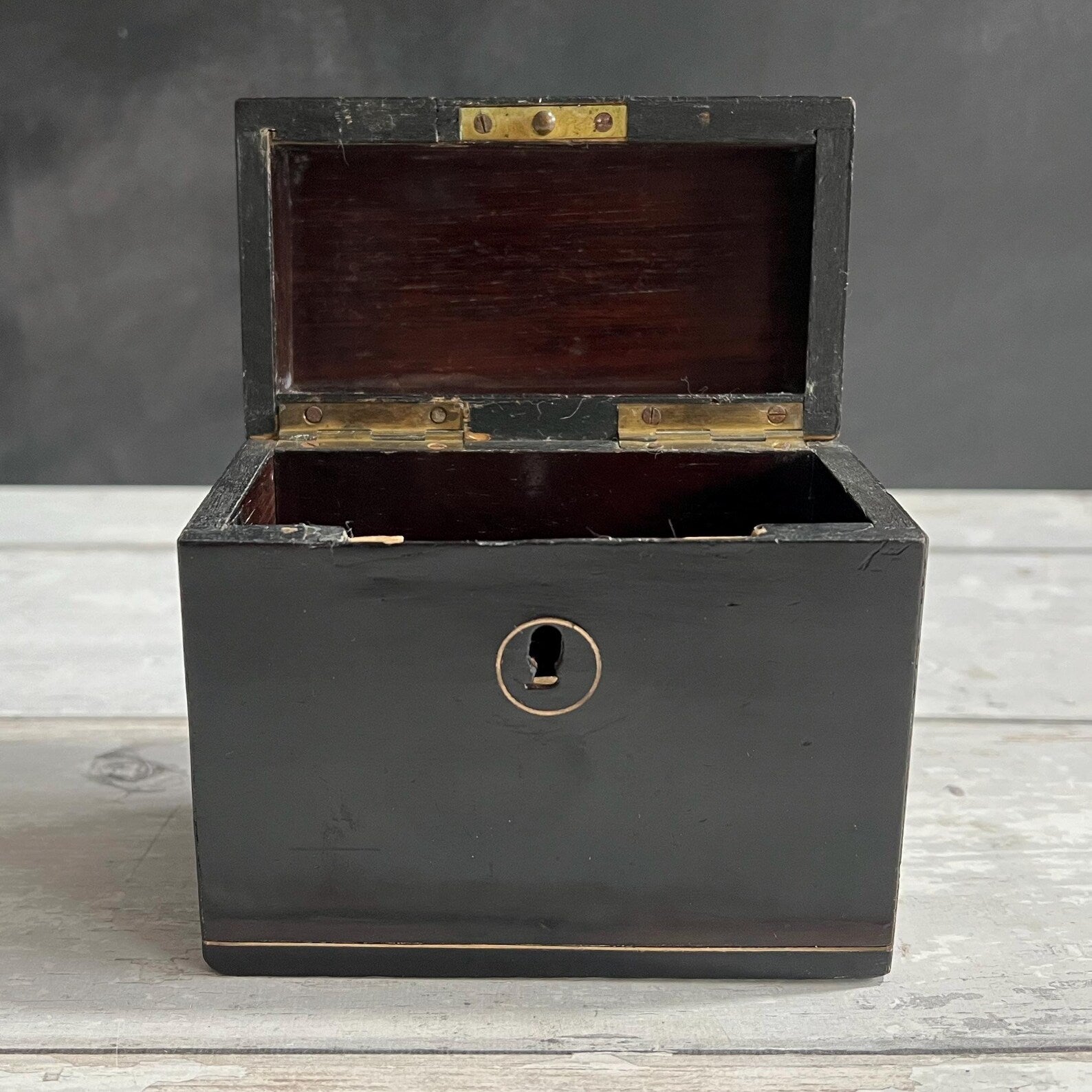 Antique Childs Money Box Money Bank TREASURE C 1860