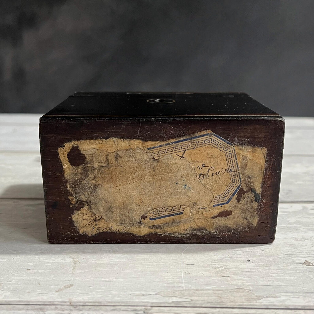Antique Childs Money Box Money Bank TREASURE C 1860
