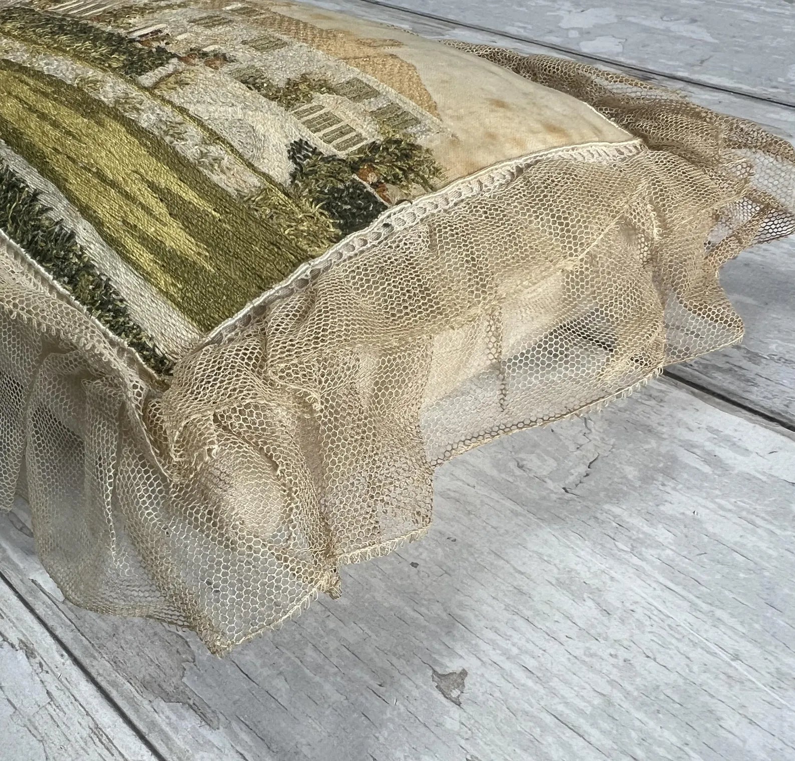 Antique English Pincushion Lutyens Style Arts And Crafts Country House C 1915