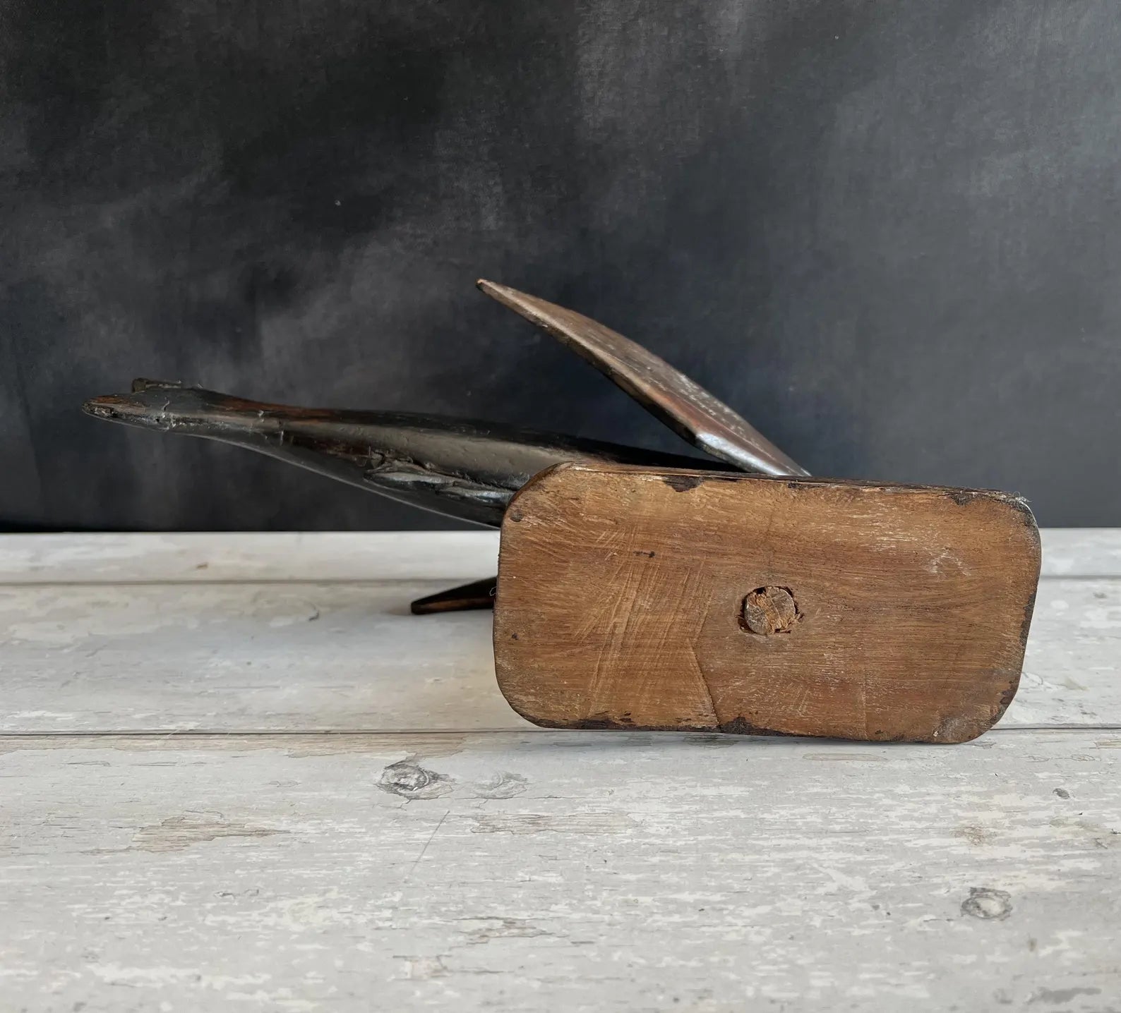 Antique Pitcairn Islands Carved Flying Fish C 1890 HMS Bounty Mutiny Interest