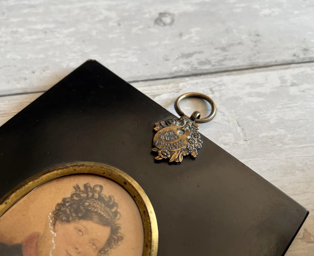 Antique A R Burt Portrait Miniature Wealthy Lady by Chester 1821