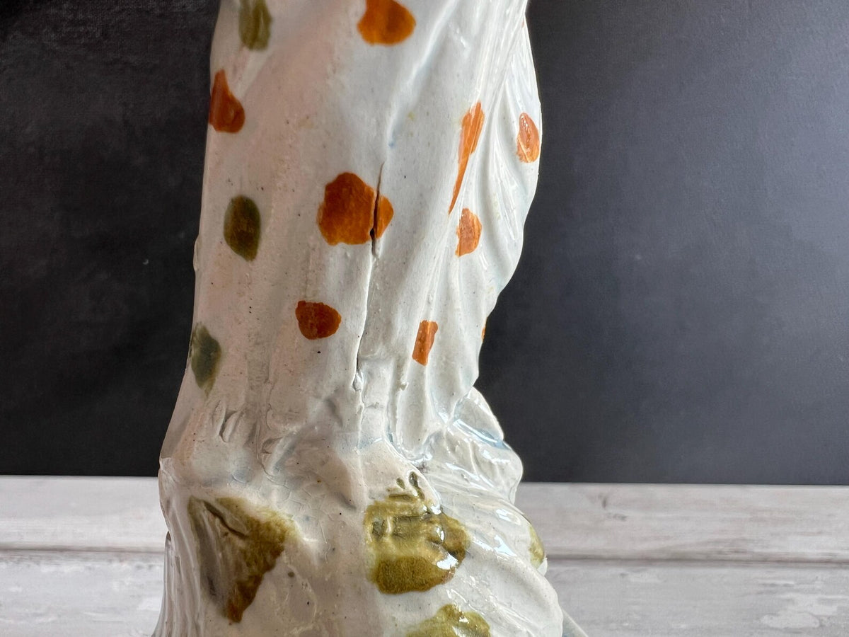 1790 Pratt Ware Pearlware Figure, English Cornucopia of Plenty