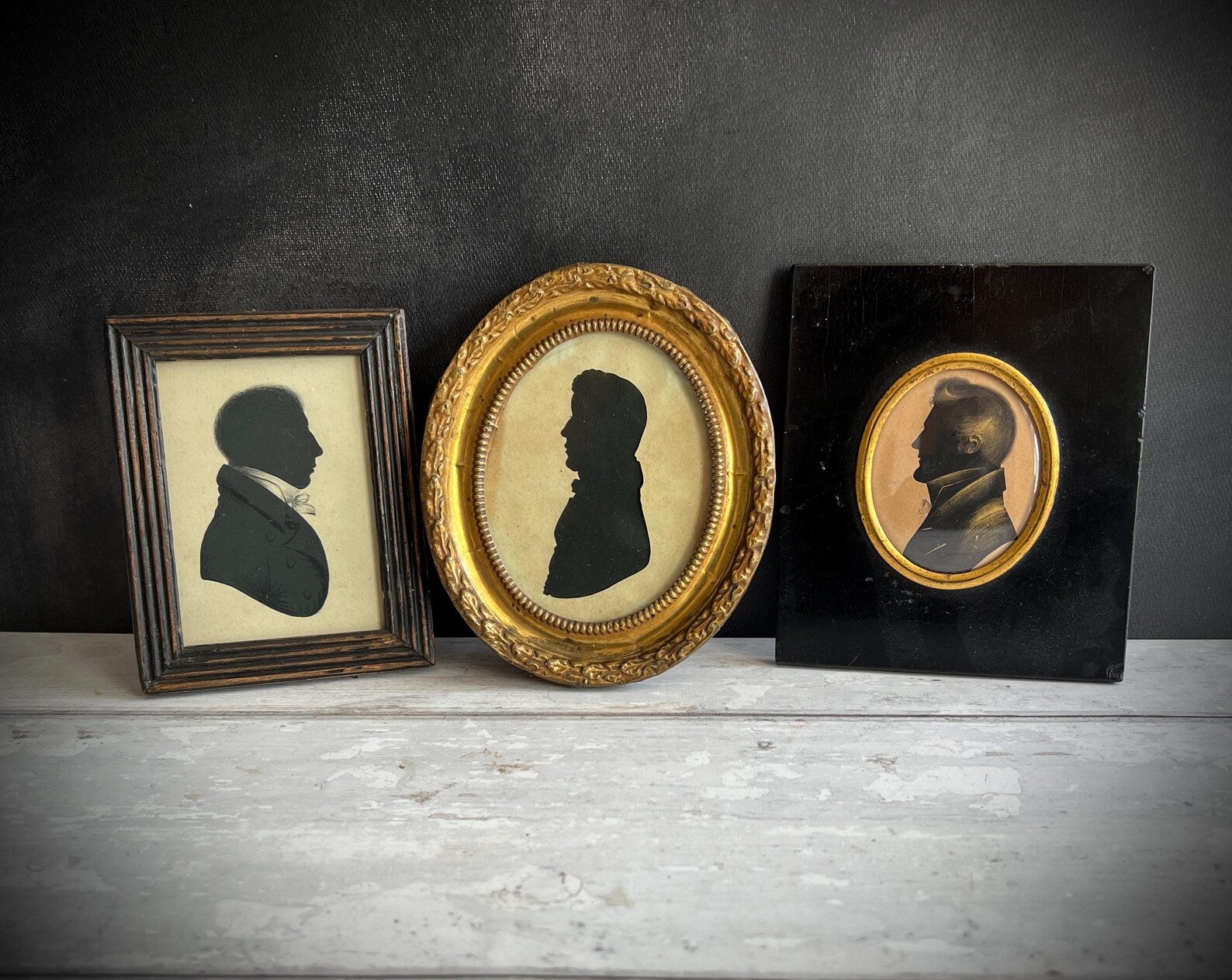 Georgian Hollow Cut Silhouette Portrait English C 1810