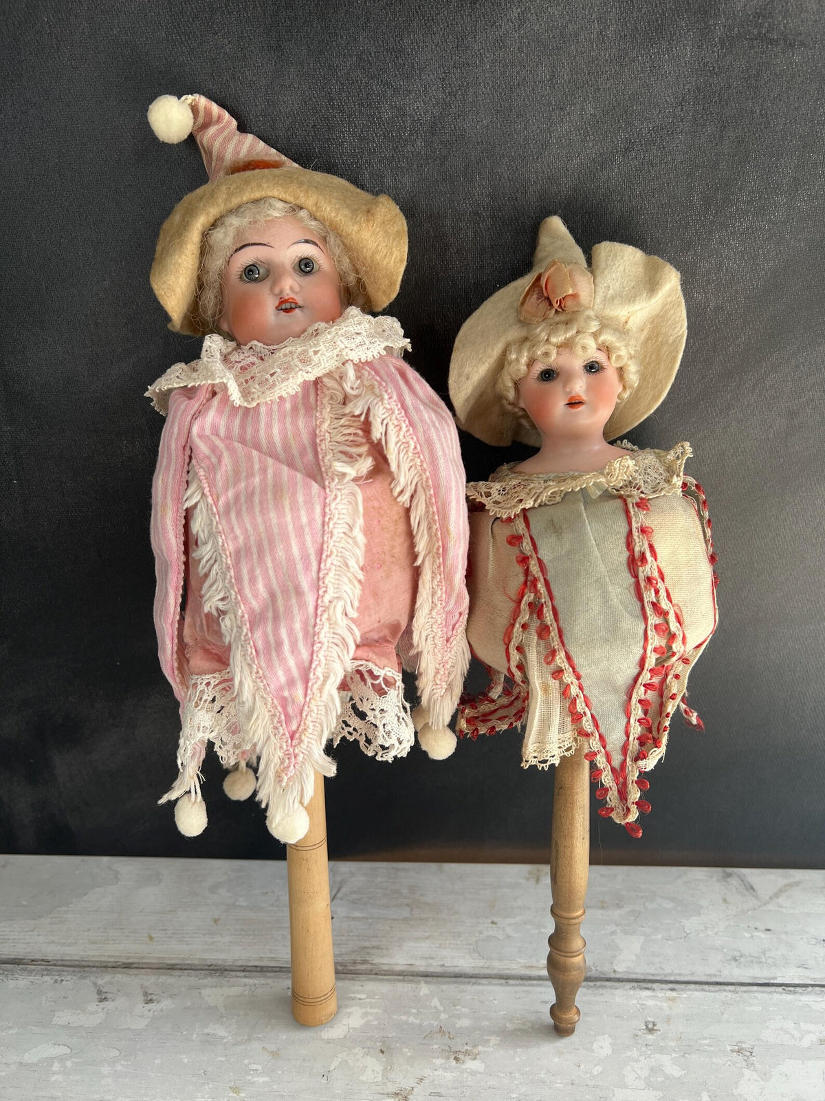 Small Schoenau & Hoffmeister Musical Marotte Doll 4700/14 Circa 1905 Fully Working