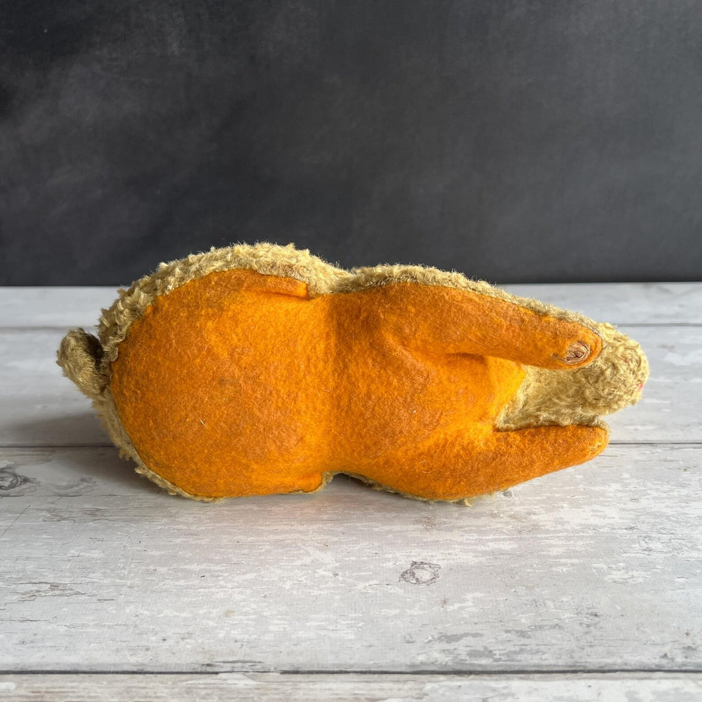 Antique Omega Soft Toy Rabbit Golden Mohair C 1920 The British United Toy Manufacturing Co