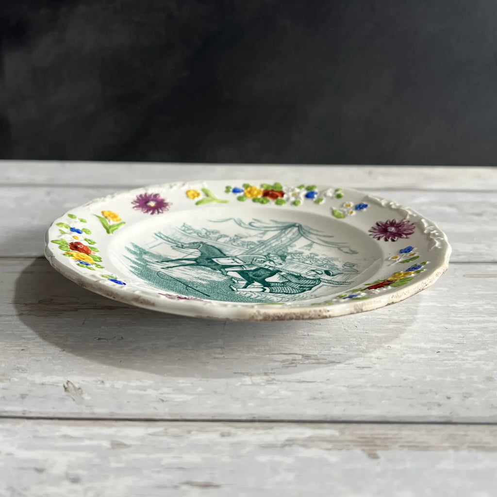 Antique 1825 Circus Plate, Billy Buttons Nursery Ware