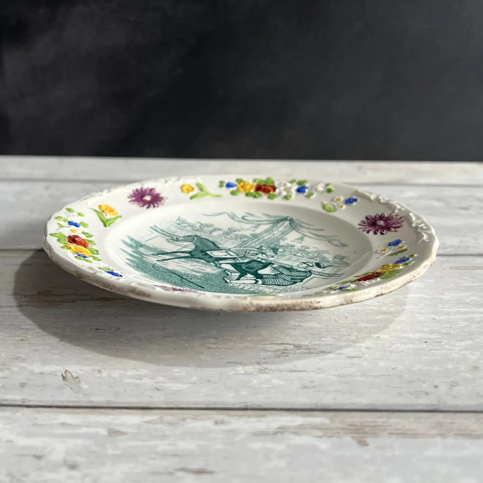 Antique 1825 Circus Plate, Billy Buttons Nursery Ware