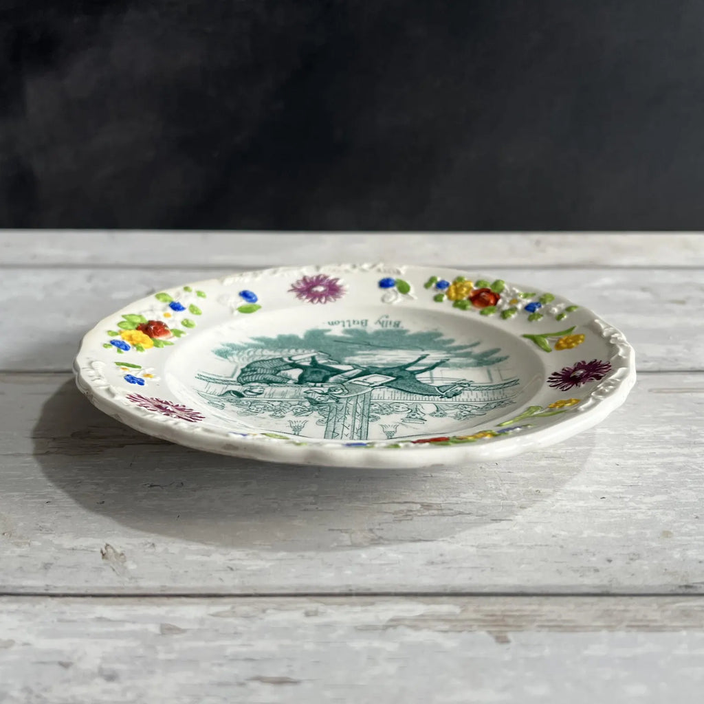 Antique 1825 Circus Plate, Billy Buttons Nursery Ware