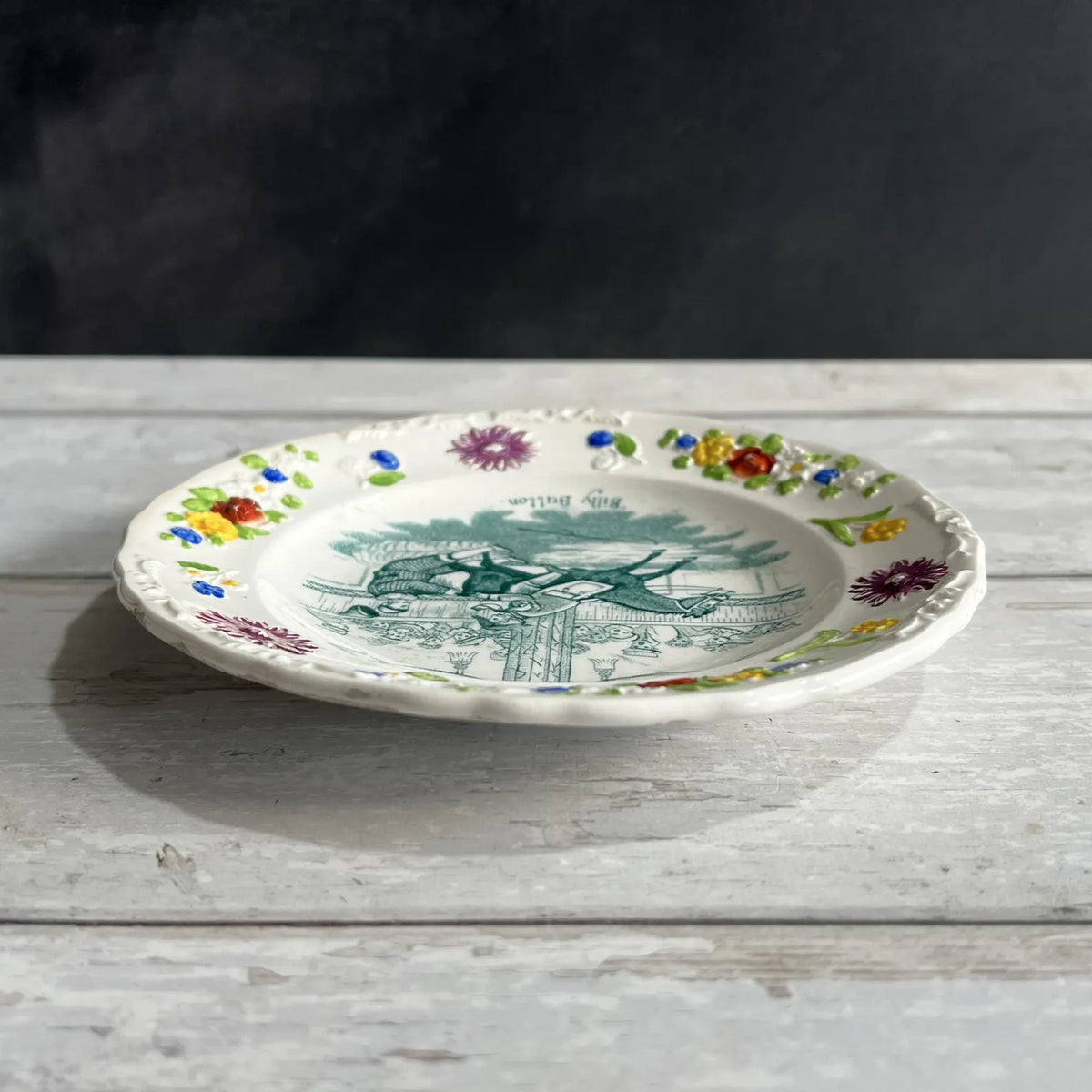 Antique 1825 Circus Plate, Billy Buttons Nursery Ware