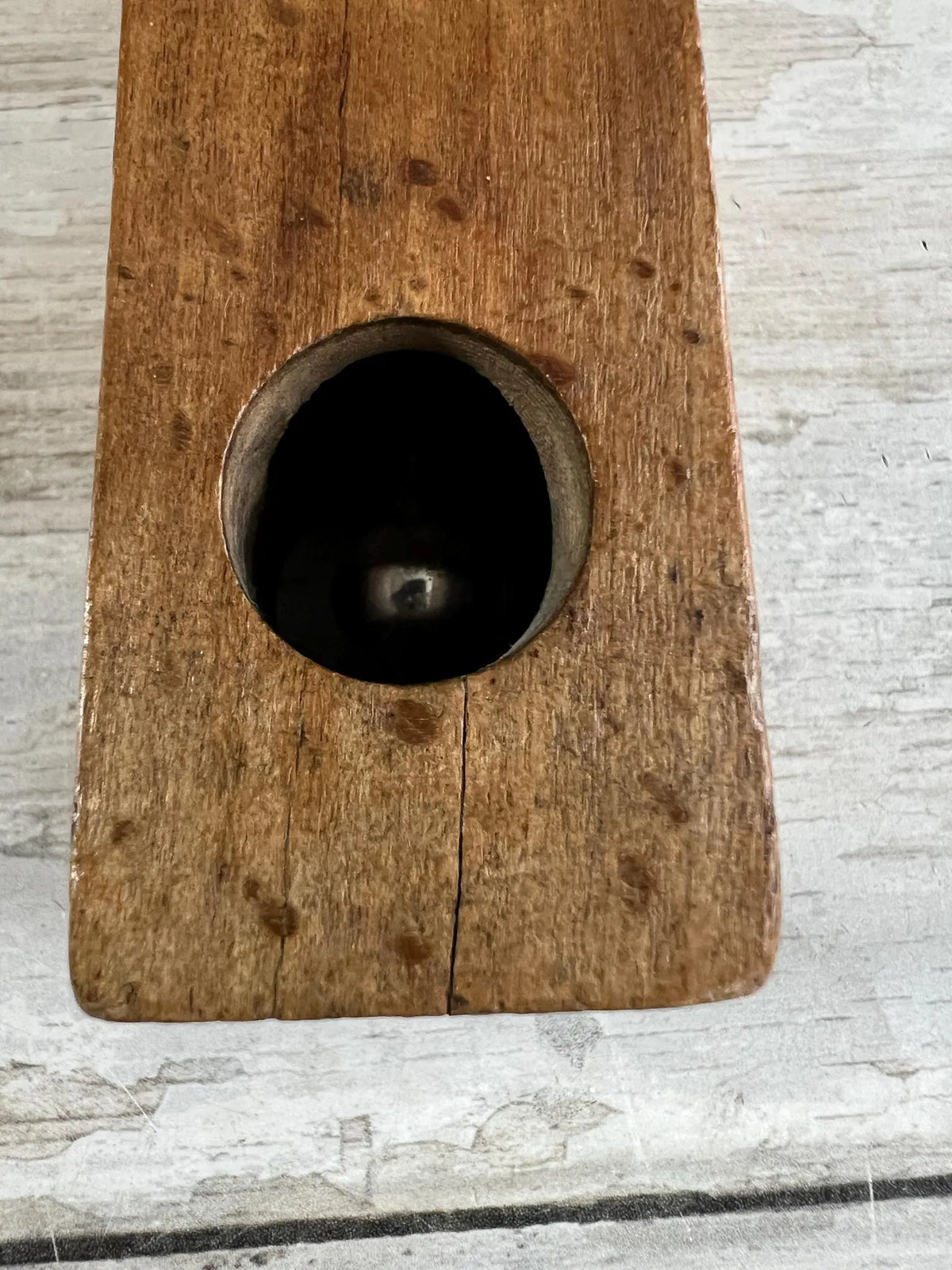 Antique Kitchenalia Treen Bath Thermometer Wooden Floating C 1900