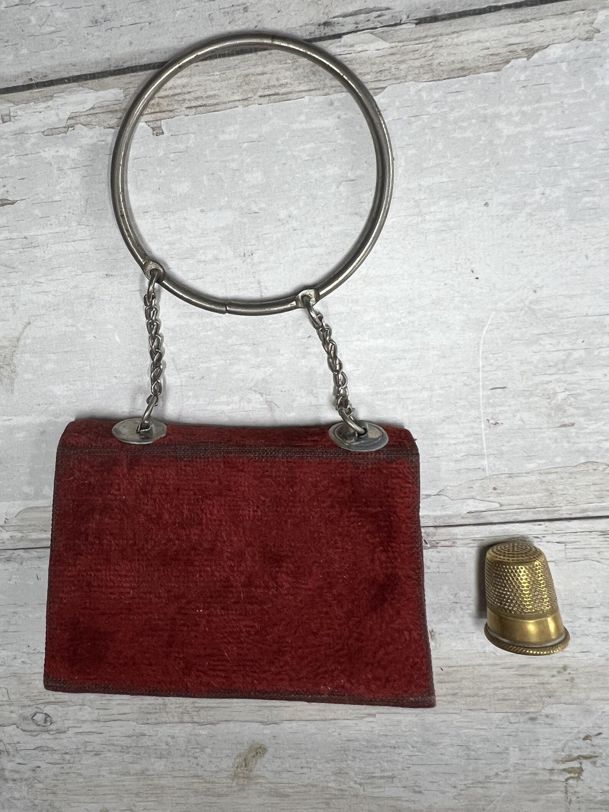 Antique French Child's Sewing Set Etui Victorian Handbag Circa 1890