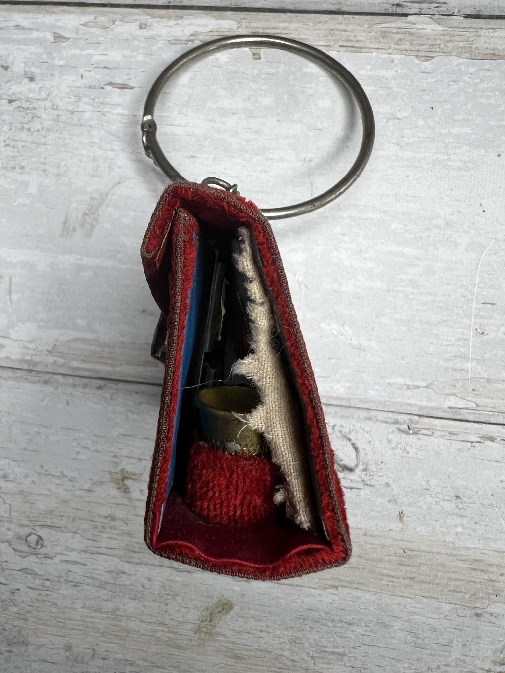Antique French Child's Sewing Set Etui Victorian Handbag Circa 1890