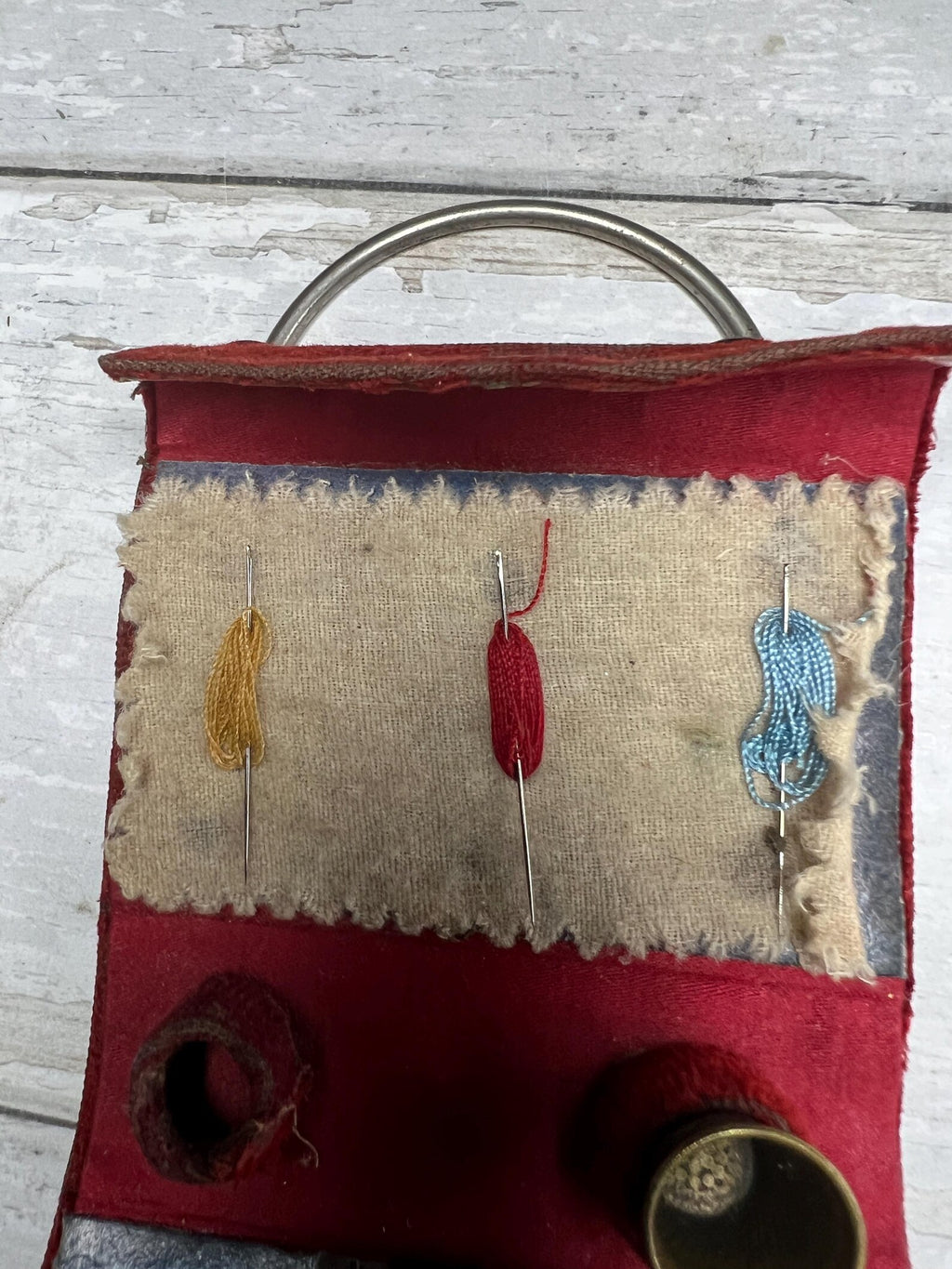 Antique French Child's Sewing Set Etui Victorian Handbag Circa 1890