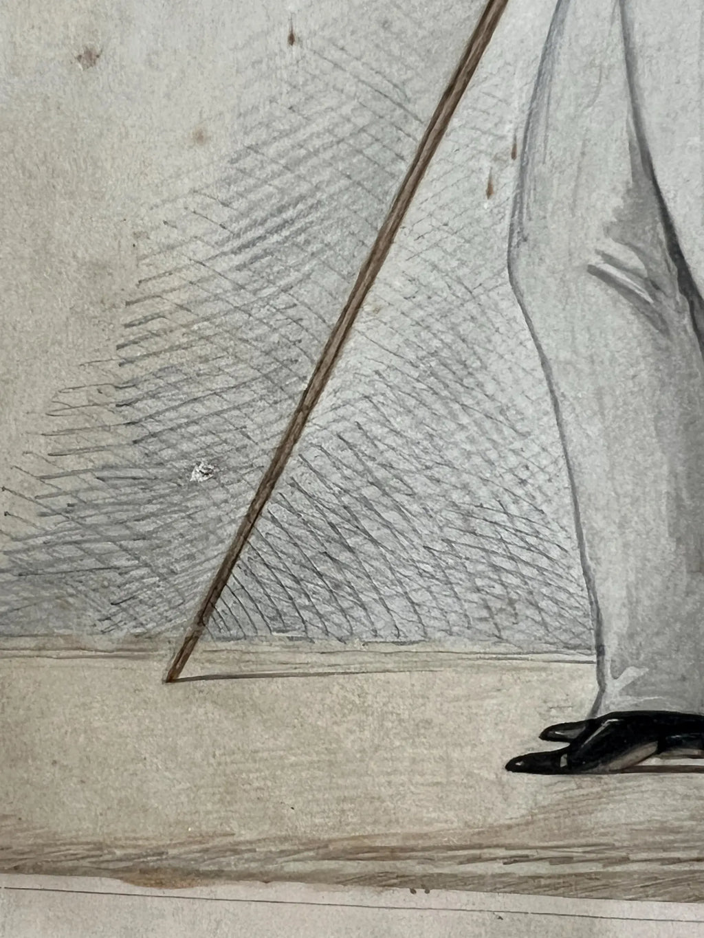 19th Century Joshua Dighton Portrait of Sir William Sutton Circa 1850