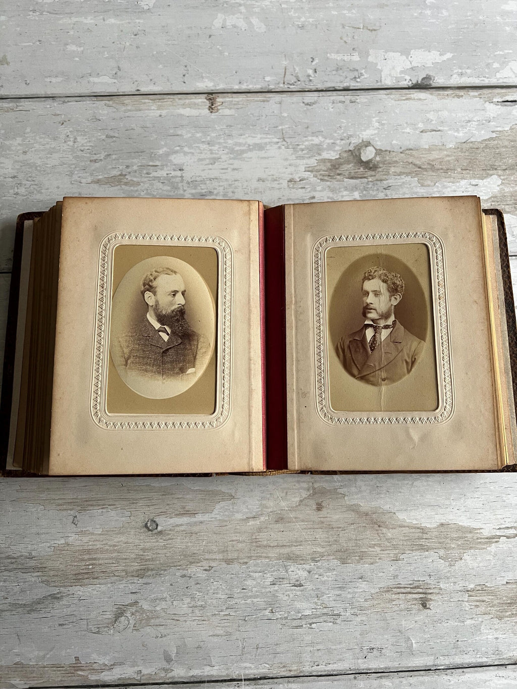 19th Century Sorrento Ware Photo Album DALE family Interest England and Australia