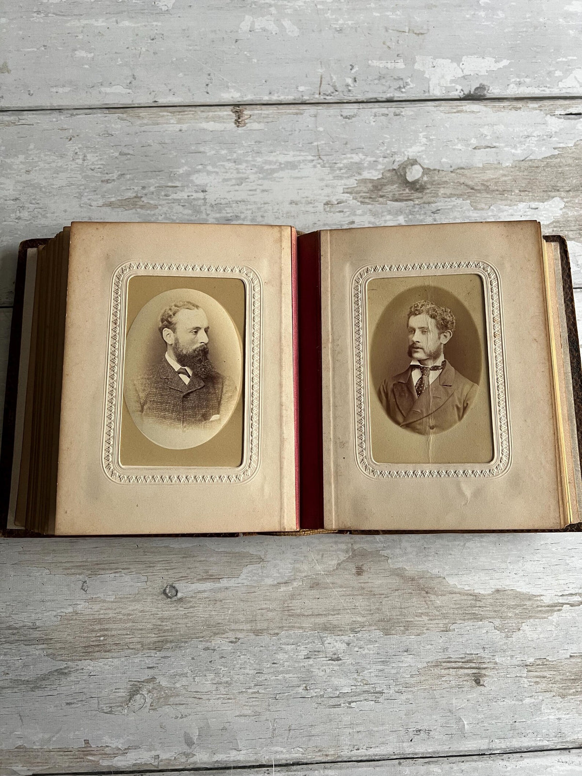 19th Century Sorrento Ware Photo Album DALE family Interest England and Australia