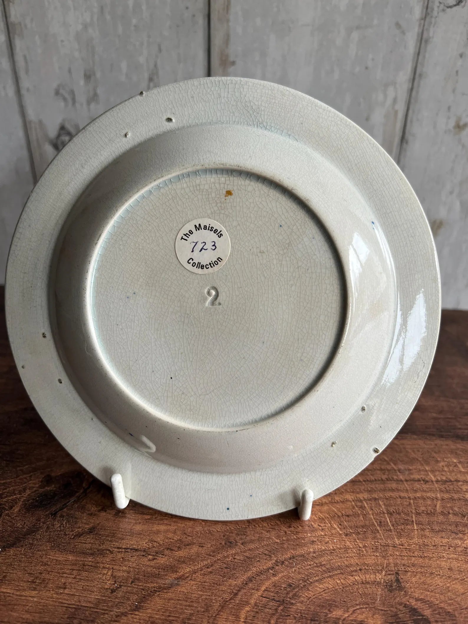 Antique Scottish William Wallace Pearlware Plate Blue and White Transferware Robert Burns Poem C 1820 Great Provenance
