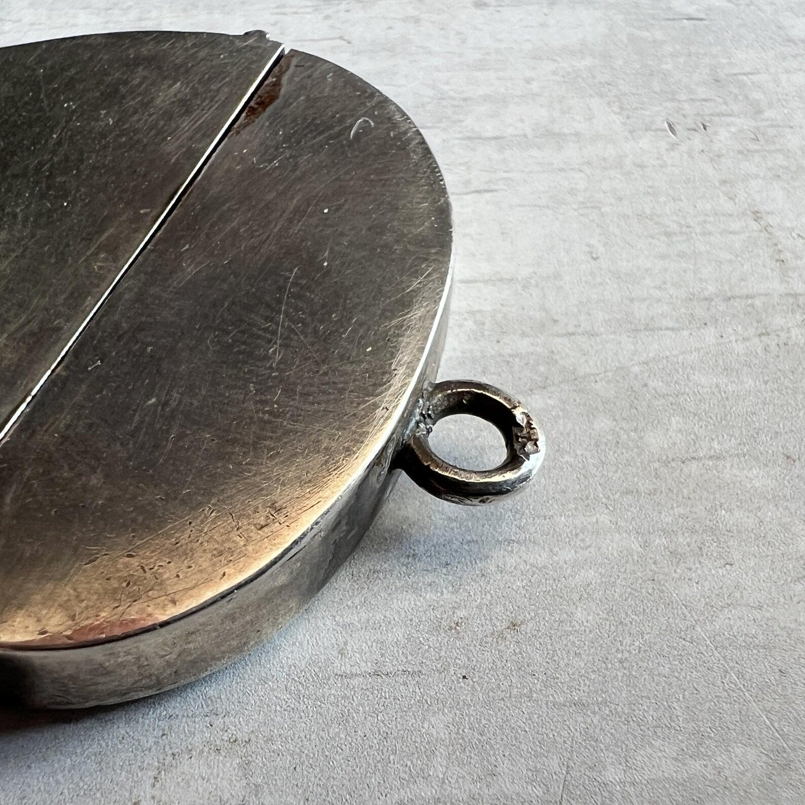 Antique 18th Century Silver Scissor Case & Steel Scissors C 1760