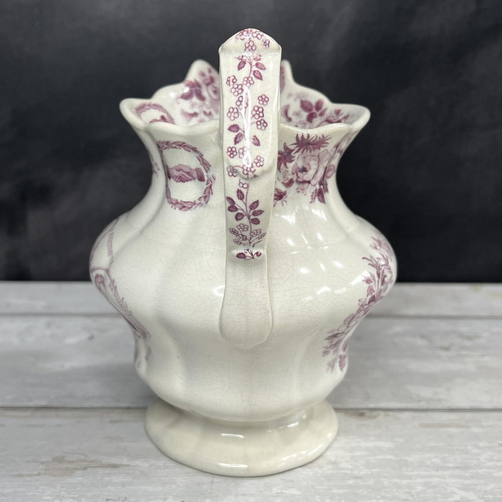 Antique Reform Jug British Political History Purple Transferware C 1832