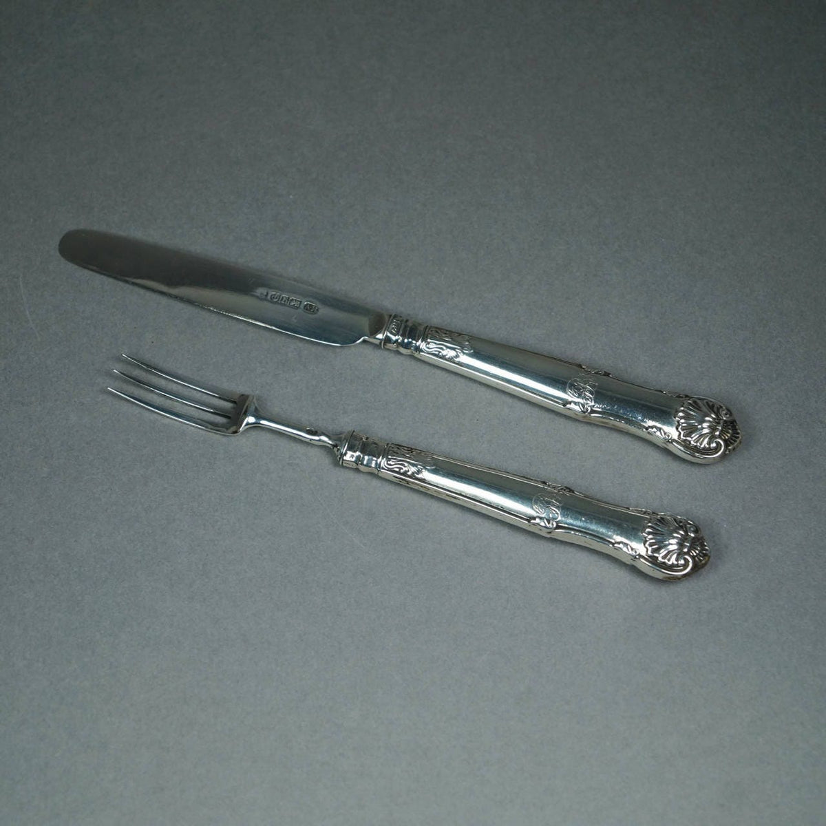 Antique Georgian Silver Christening Set Red Leather Case Dated 1831, Baby Shower Gift