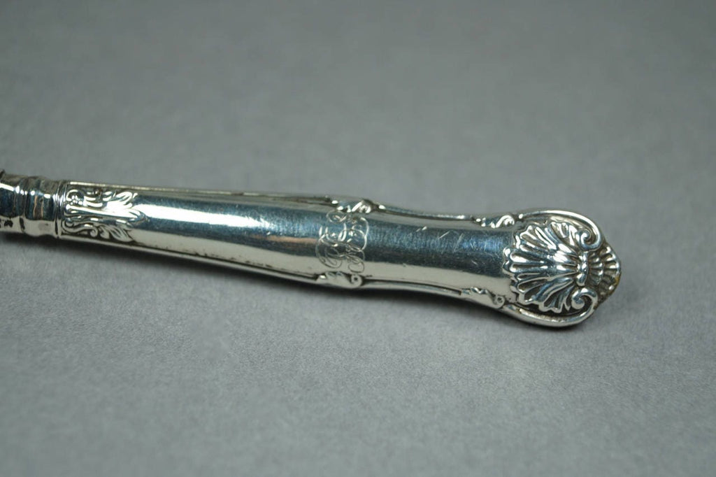 Antique Georgian Silver Christening Set Red Leather Case Dated 1831, Baby Shower Gift