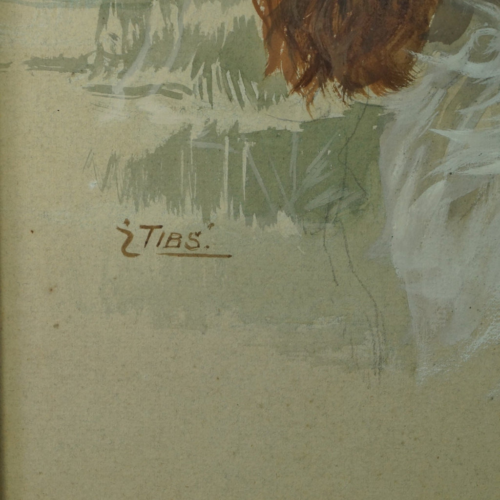 Reuben Ward Binks Springer Spaniel Painting Signed Dated 1922