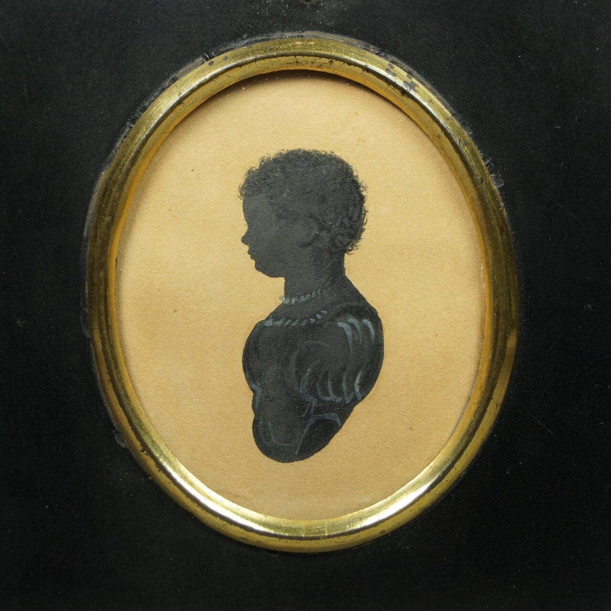 19th Century Portrait Silhouette Baby Boy Anthony Orr Cartmel Lancashire England Circa 1828