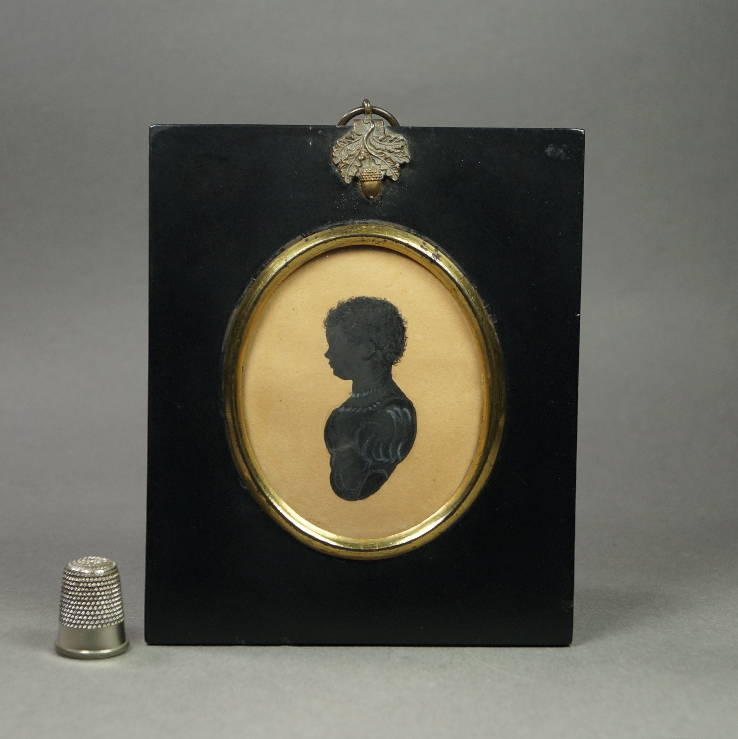 19th Century Portrait Silhouette Baby Boy Anthony Orr Cartmel Lancashire England Circa 1828