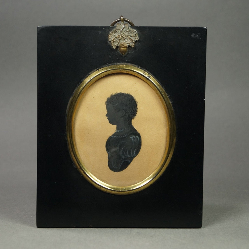 19th Century Portrait Silhouette Baby Boy Anthony Orr Cartmel Lancashire England Circa 1828