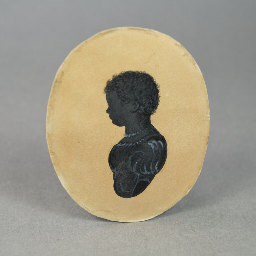 19th Century Portrait Silhouette Baby Boy Anthony Orr Cartmel Lancashire England Circa 1828