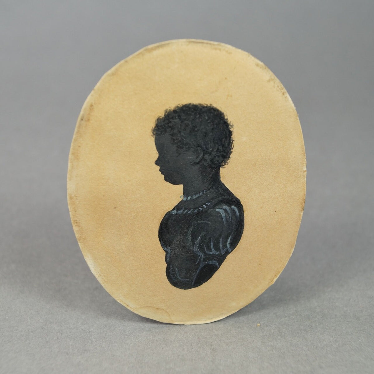 19th Century Portrait Silhouette Baby Boy Anthony Orr Cartmel Lancashire England Circa 1828