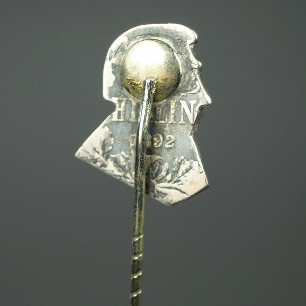 Antique South Africa Paul Kruger Silver Sterling Silver Stick Pin Trench Art C 1900