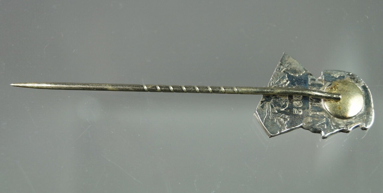 Antique South Africa Paul Kruger Silver Sterling Silver Stick Pin Trench Art C 1900