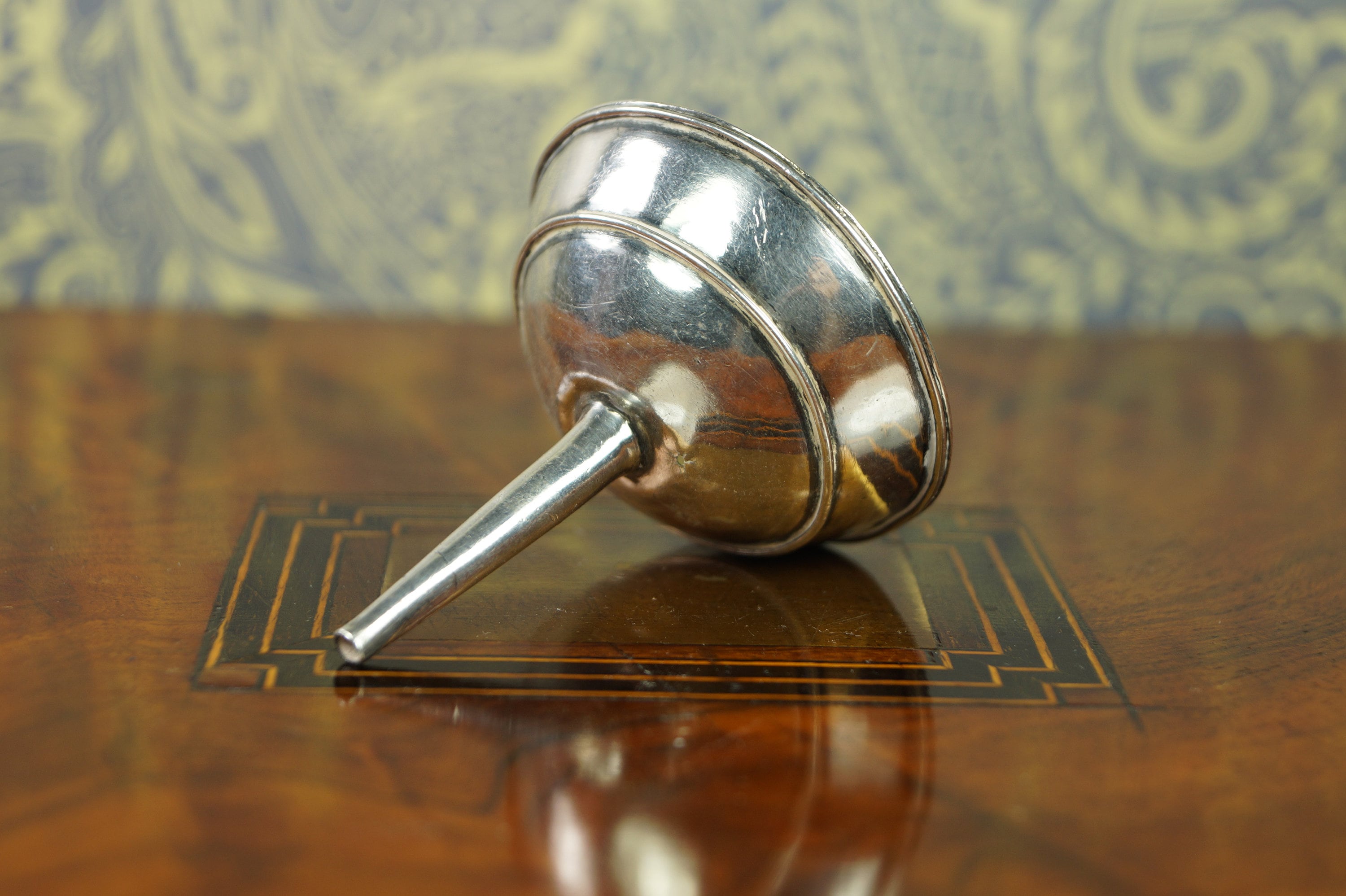 Antique Georgian Silver Gilt Lined Miniature Funnel For Perfume Scent Bottle Circa 1800