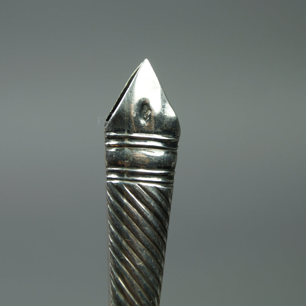 Antique 19th Century Silver Scissor Blade Sheath Circa 1840