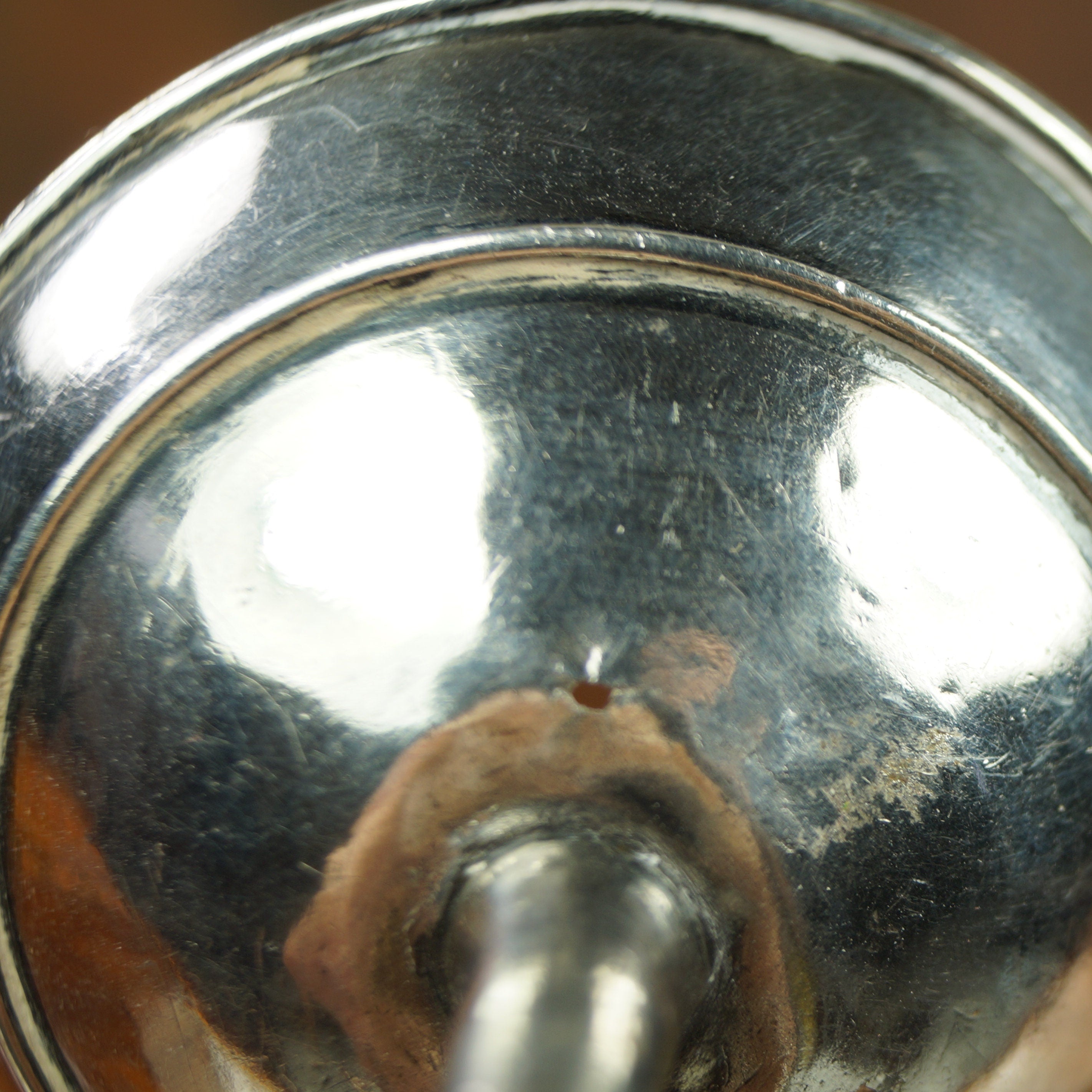 Antique Georgian Silver Gilt Lined Miniature Funnel For Perfume Scent Bottle Circa 1800