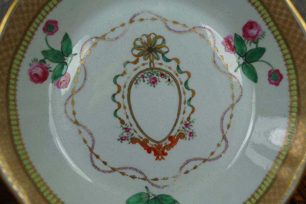 Rare Spode Armorial Coffee Can and Saucer Museum Quality C 1820