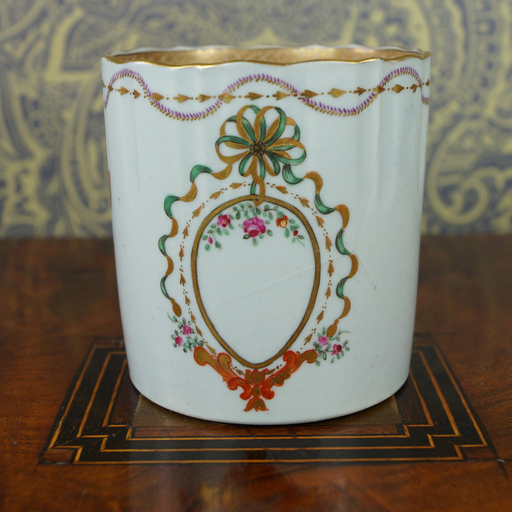 Rare Spode Armorial Coffee Can and Saucer Museum Quality C 1820