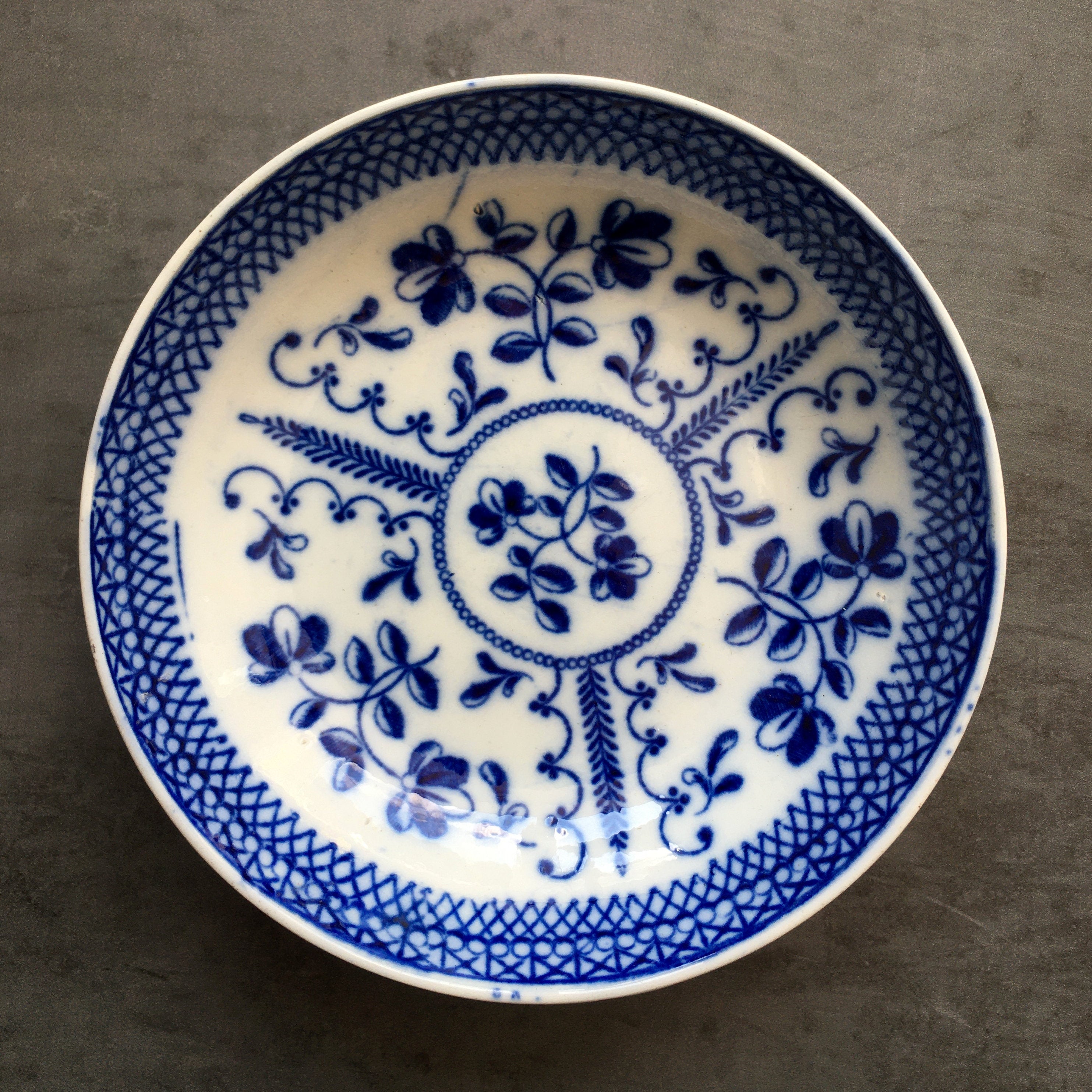 Antique Transferware Pearlware Plate John Dawson Sunderland Circa 1805