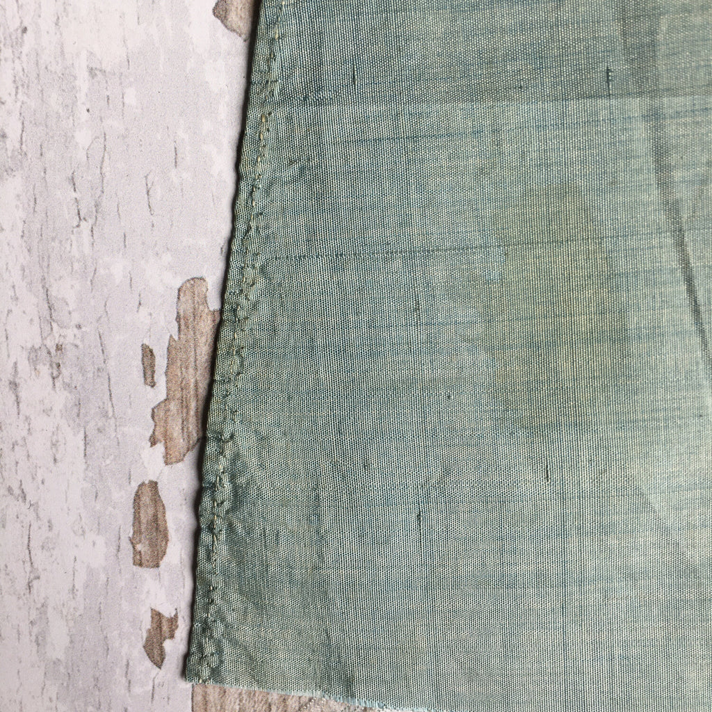 18th Century Silk Apron Fragment C 1730 AF