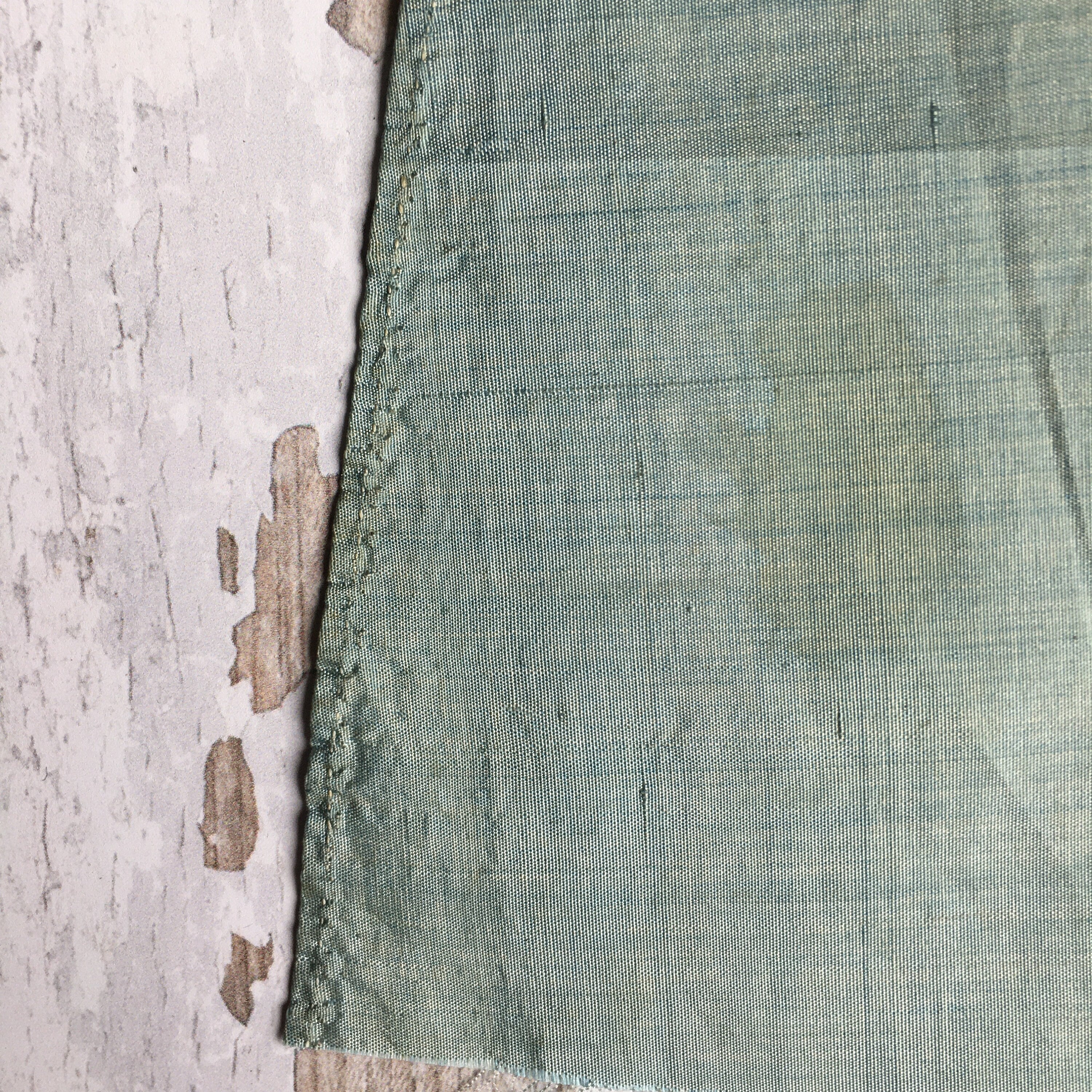 18th Century Silk Apron Fragment C 1730 AF