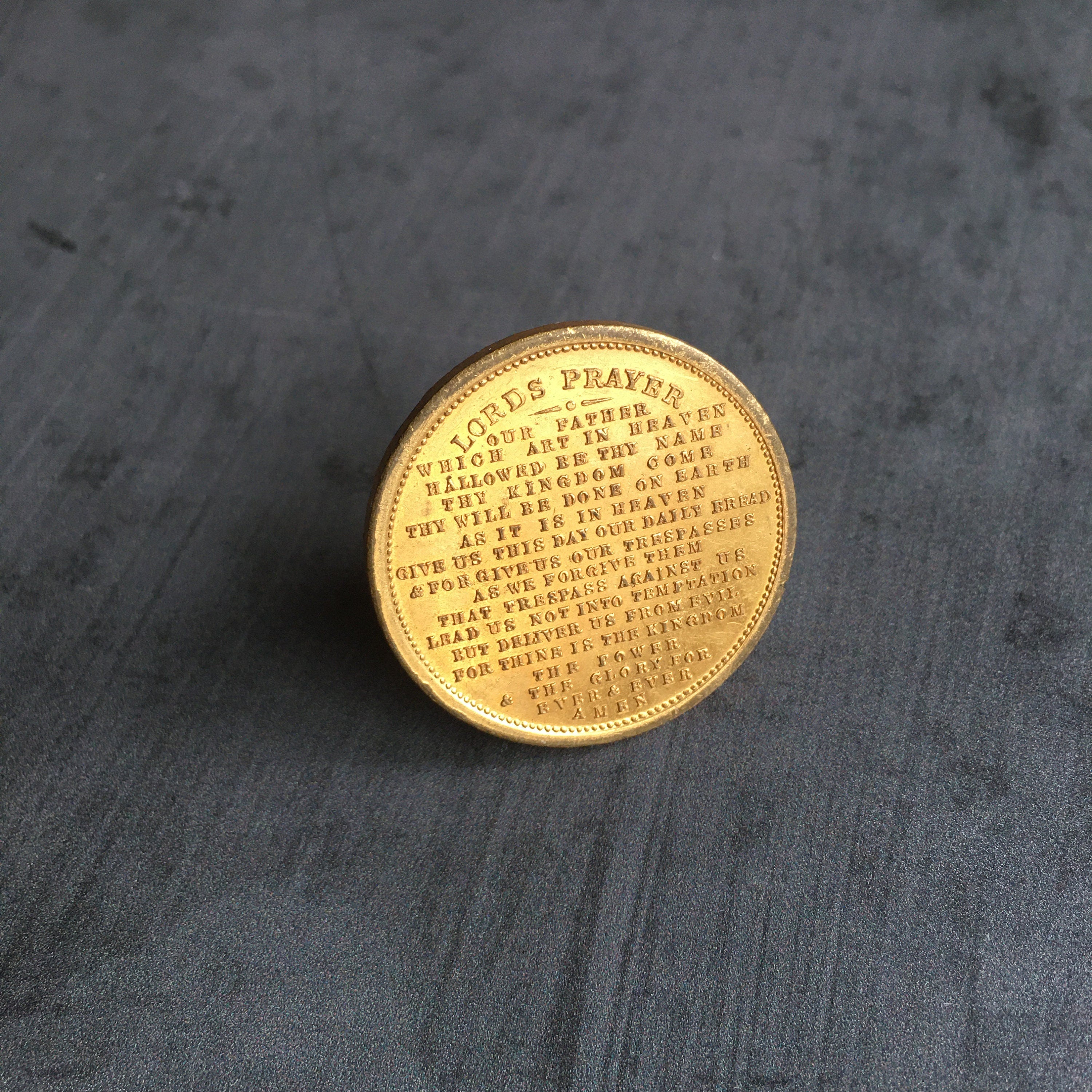 Antique Australian Gilt Bronze Medal E W Cole Circa 1885