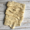 Antique Yak Wool Bobbin Lace Flounce 8 Ft 1 Circa 1870 AF