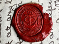Rare Georgian Wax Seal Impression 1811 Admiralty Office Deal Kent British Naval History